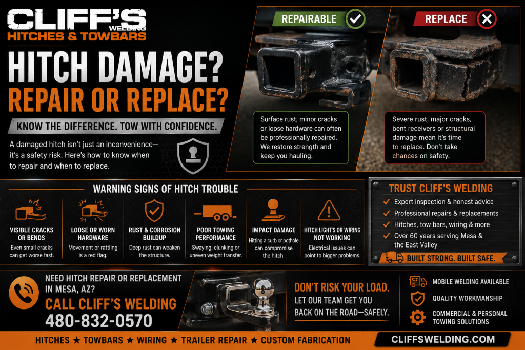 Trailer Hitch Repair Mesa AZ: Repair or Replace?